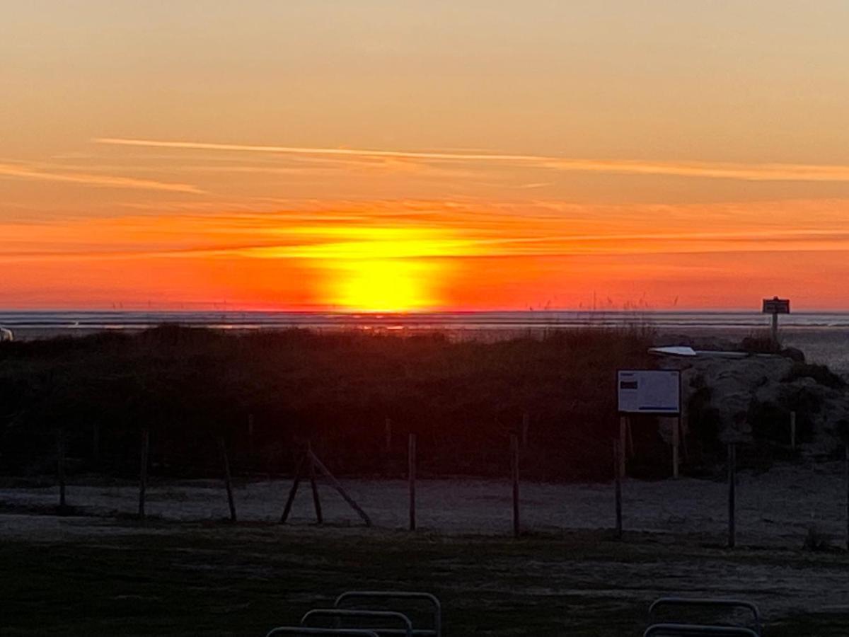 Frische Brise Ferienwohnung Mit Meerblick Cuxhaven Buitenkant foto